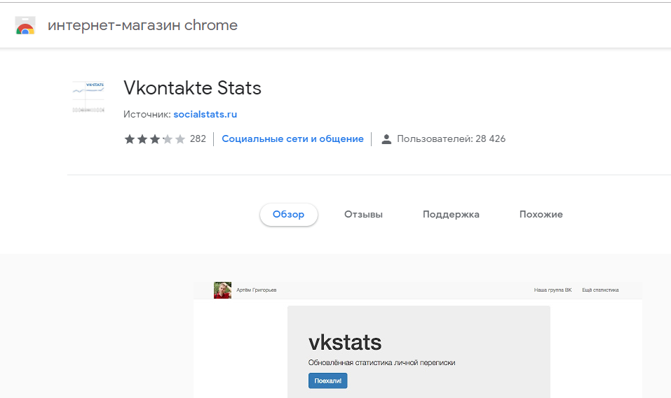 Как посмотреть статистику сообщений вконтакте